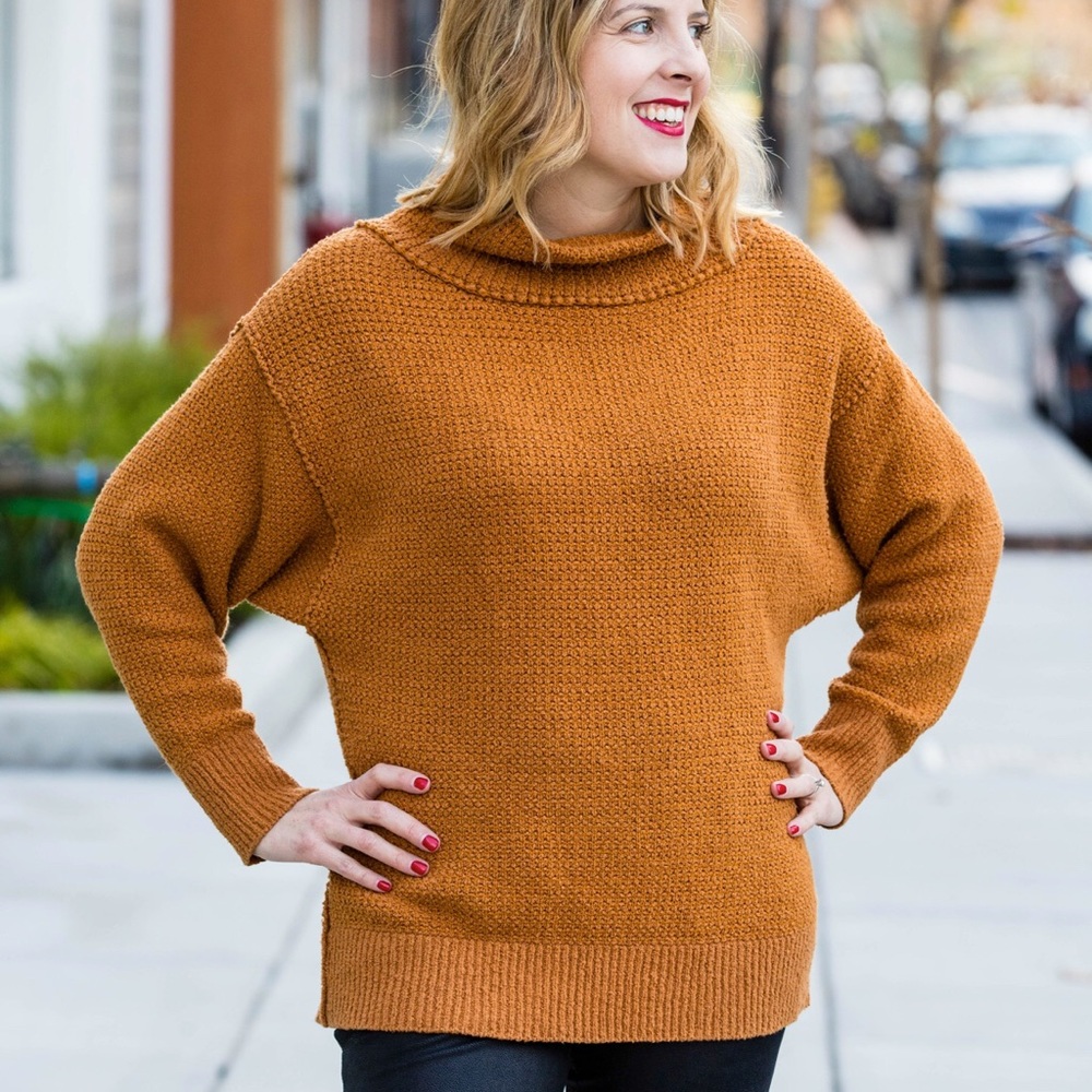 Free People Livvy Sweater caramel size XS